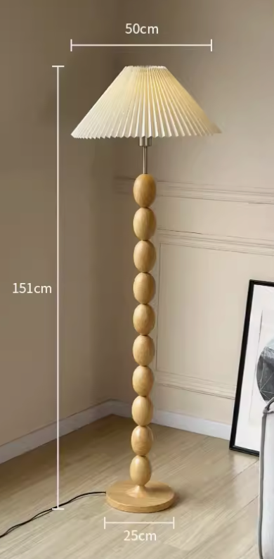  مصباح قاعدة خشبية 