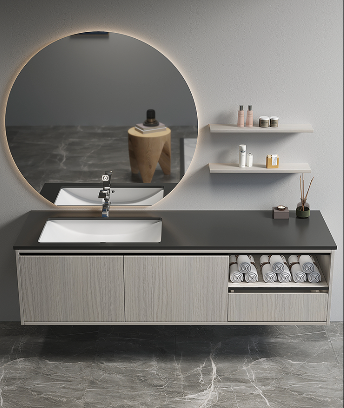  Washbasin with smart mirror 