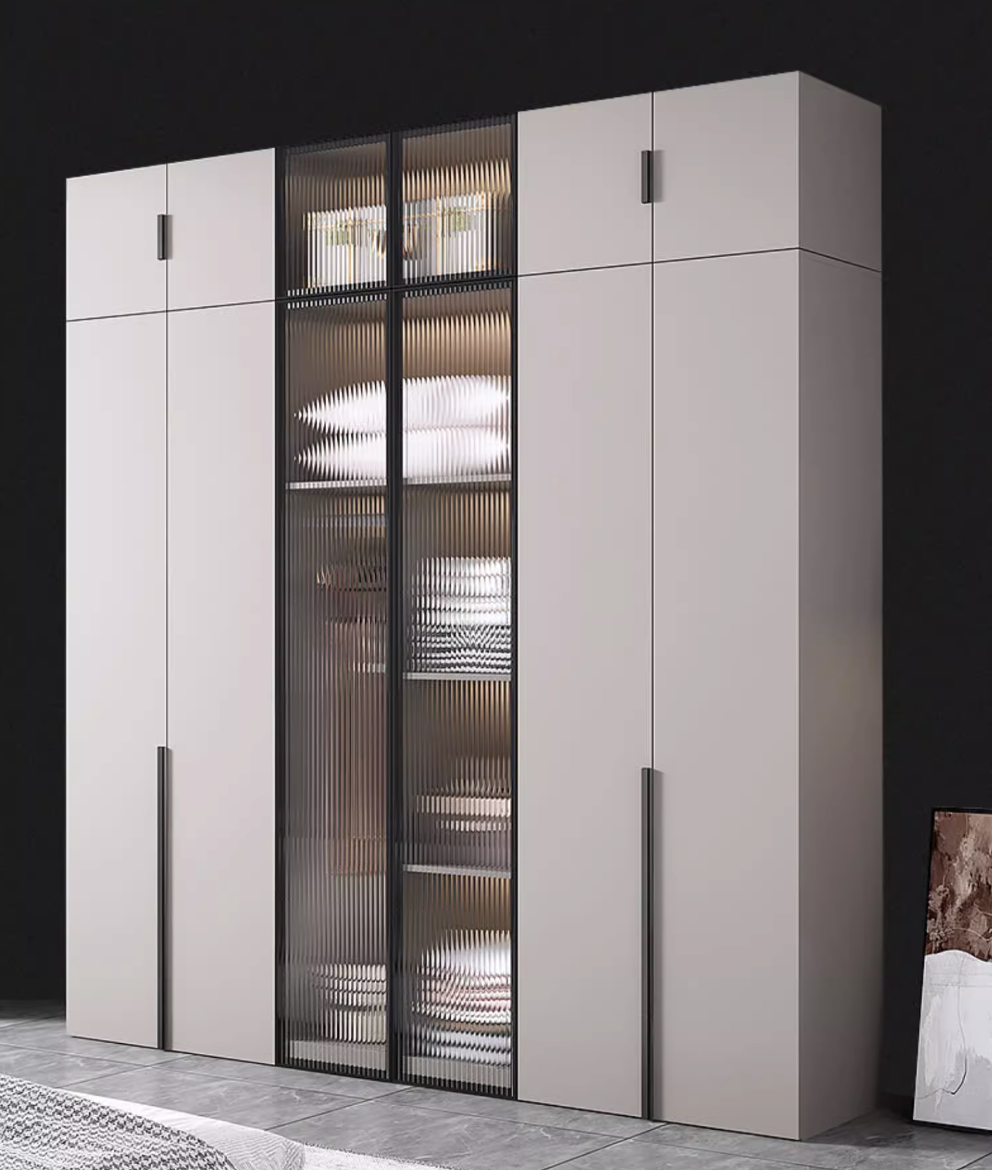  Glass door wardrobe 
