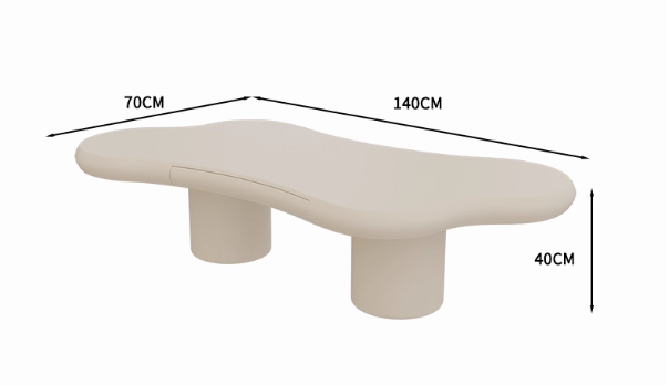  wavy pattern coffee table 