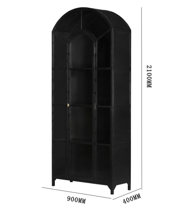  Glass door wardrobe 