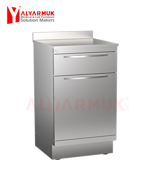 Single Door Drawer Cabinet 50cm Stainless Steel d5t010