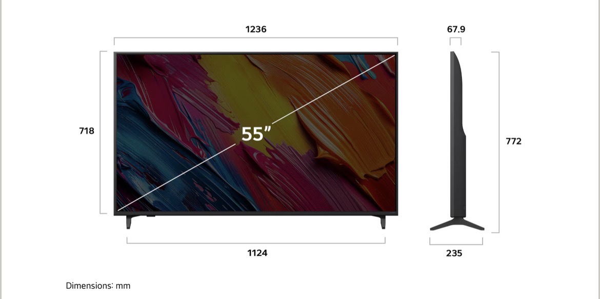 شاشة ال جي QNED AI QNED70 مقاس 55 بوصة بدقة 4K، مع ريموت سحري يعمل بالذكاء الاصطناعي، يدعم HDR10، ونظام WebOS25 لعام 2025