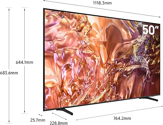 شاشة سامسونج سمارت 50 بوصة QLED QE1D  بدقة 4K ويعمل بنظام التشغيل Tizen