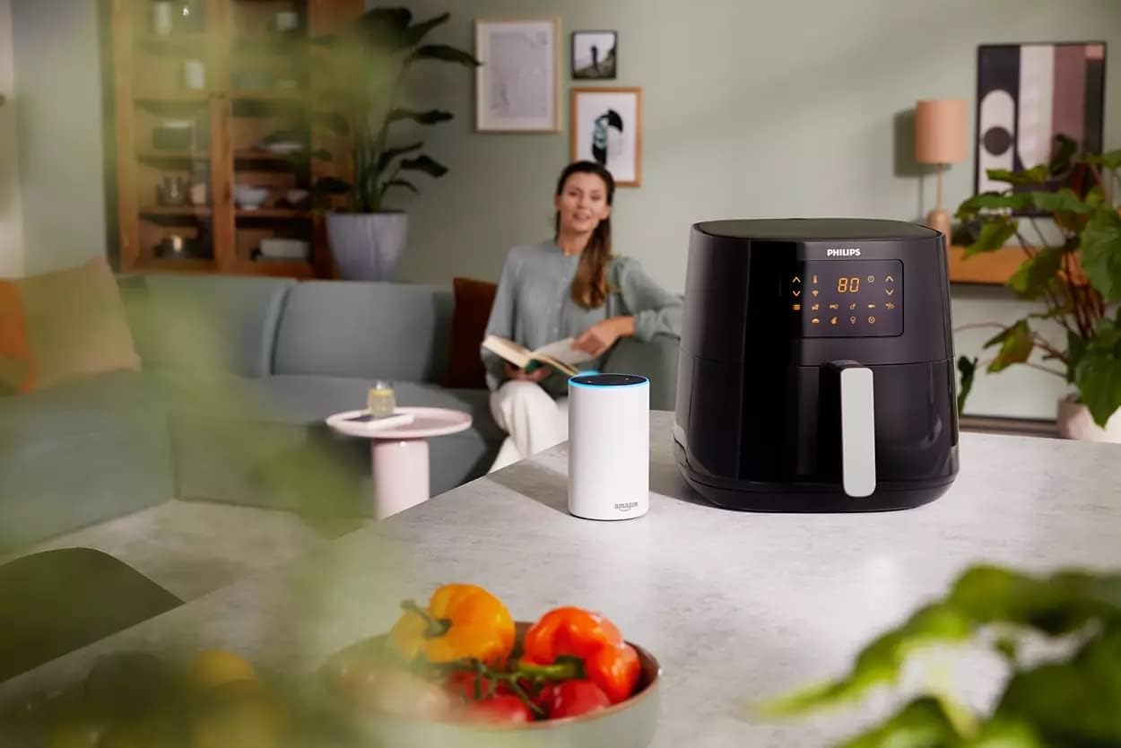 مقلاة هوائية من فيليبس XL 1.2 كجم، سعة 6.2 لتر