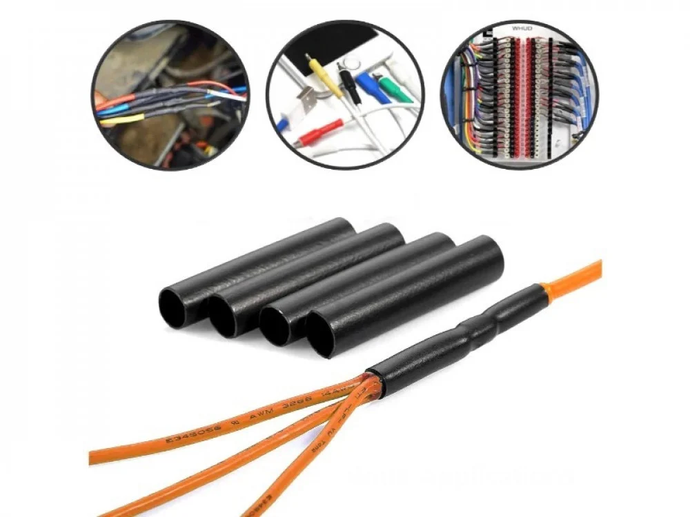 ريكم عازل اسلاك اسود 3MM