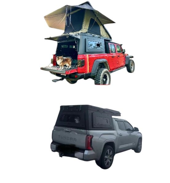 شد كامبر من HBZ - غمارتين F150 مديل 2016-2024  - مع النوافذ والخيمة