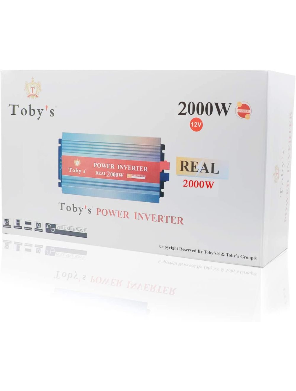 محول كهرباء للسيارة توبيز 2000 W