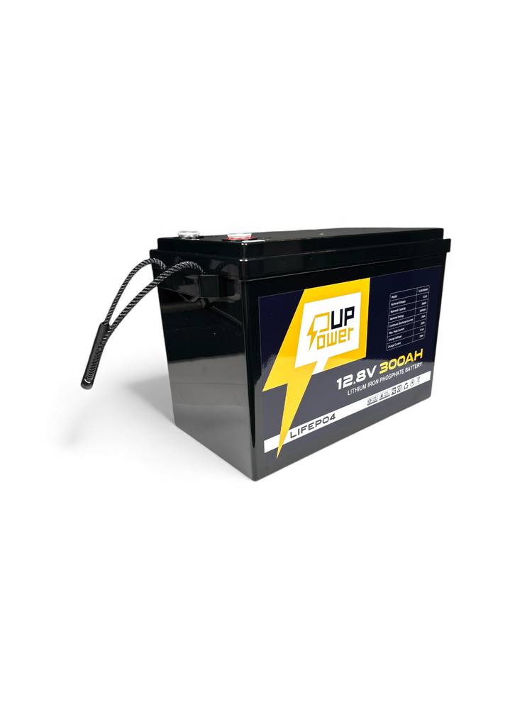 بطارية ليثيوم LiFePO4 12.8V 300A 20cm من PowerUp