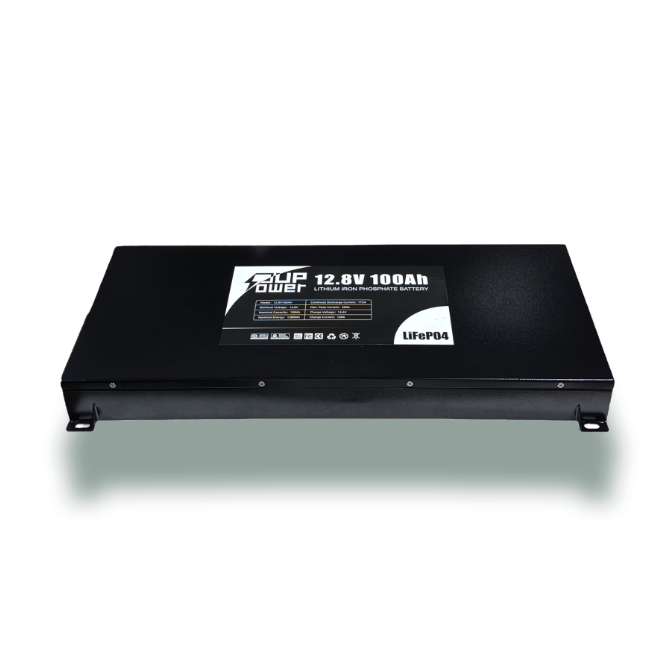 بطارية ليثيوم LiFePO4 12.8V 100A 6.5cm من PowerUp