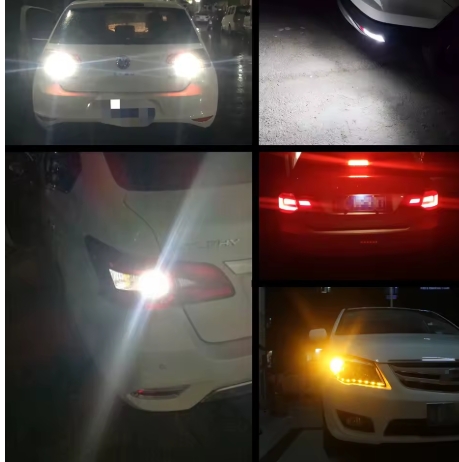 مصباح ليد ضوء خلفي للسيارة فائق السطوع T15 3030 15SMD