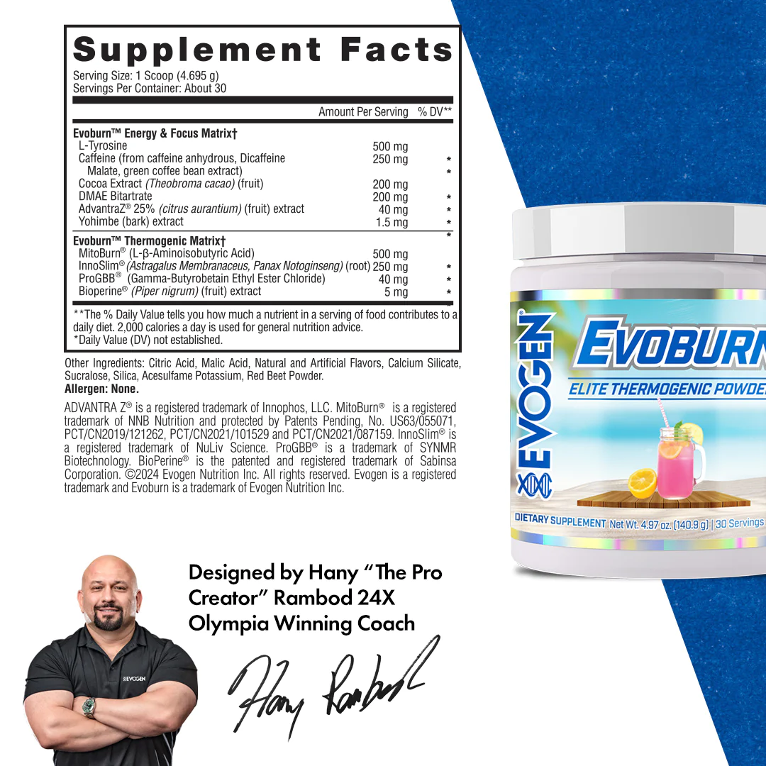 Evoburn Elite Thermogenic Powder