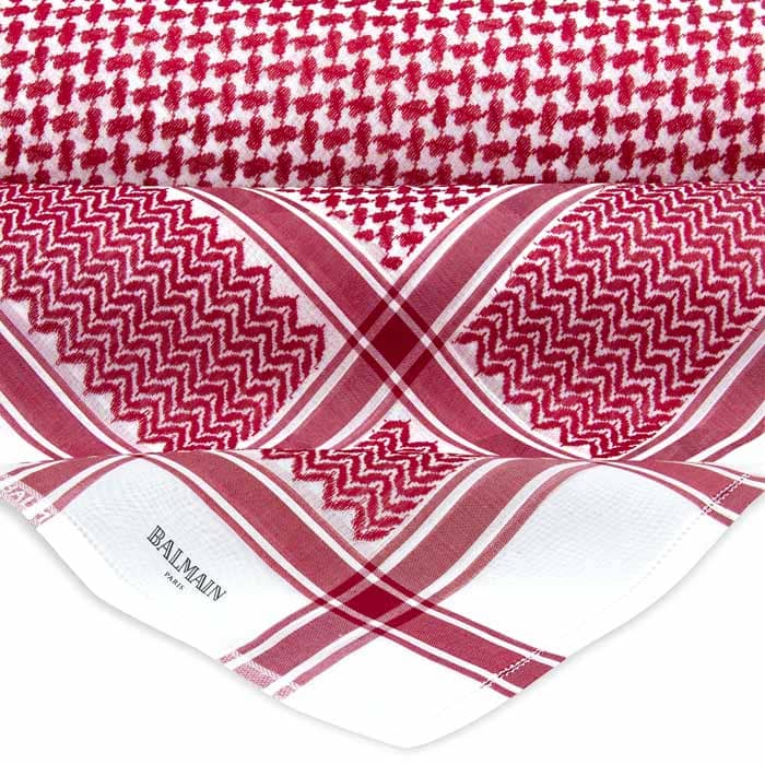 شماغ أحمر كلاسيك ماركة بالمان
