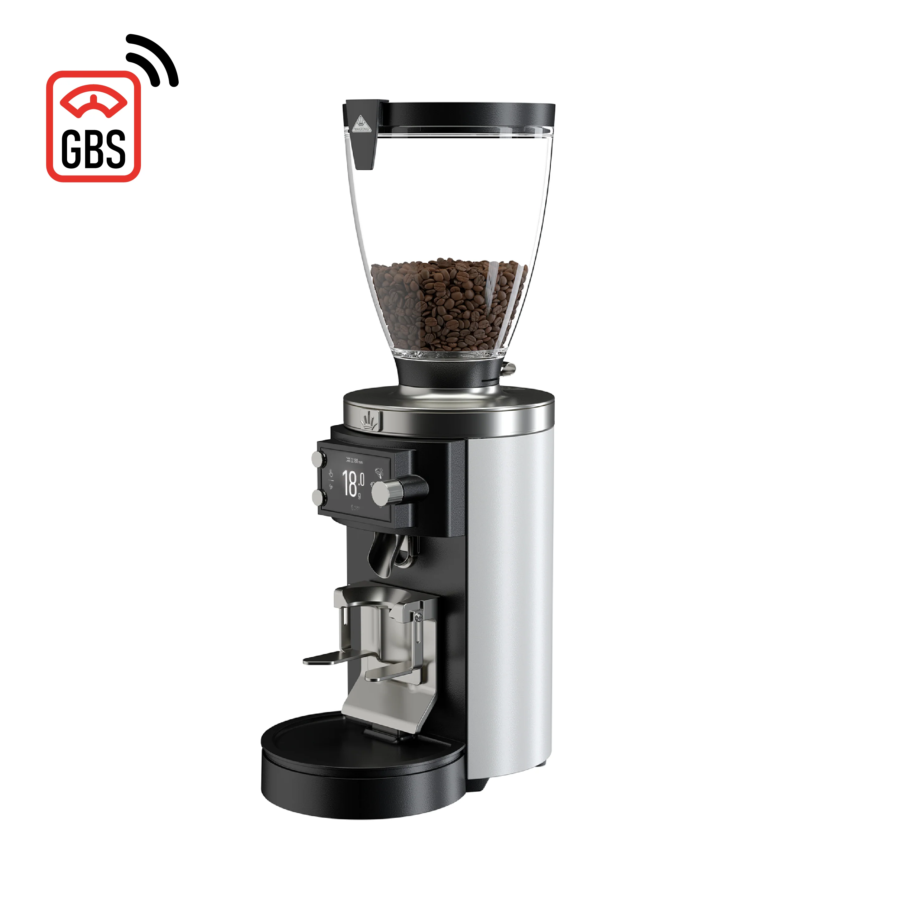 مطحنة الإسبريسو مالكونيق E65W GBS أبيض