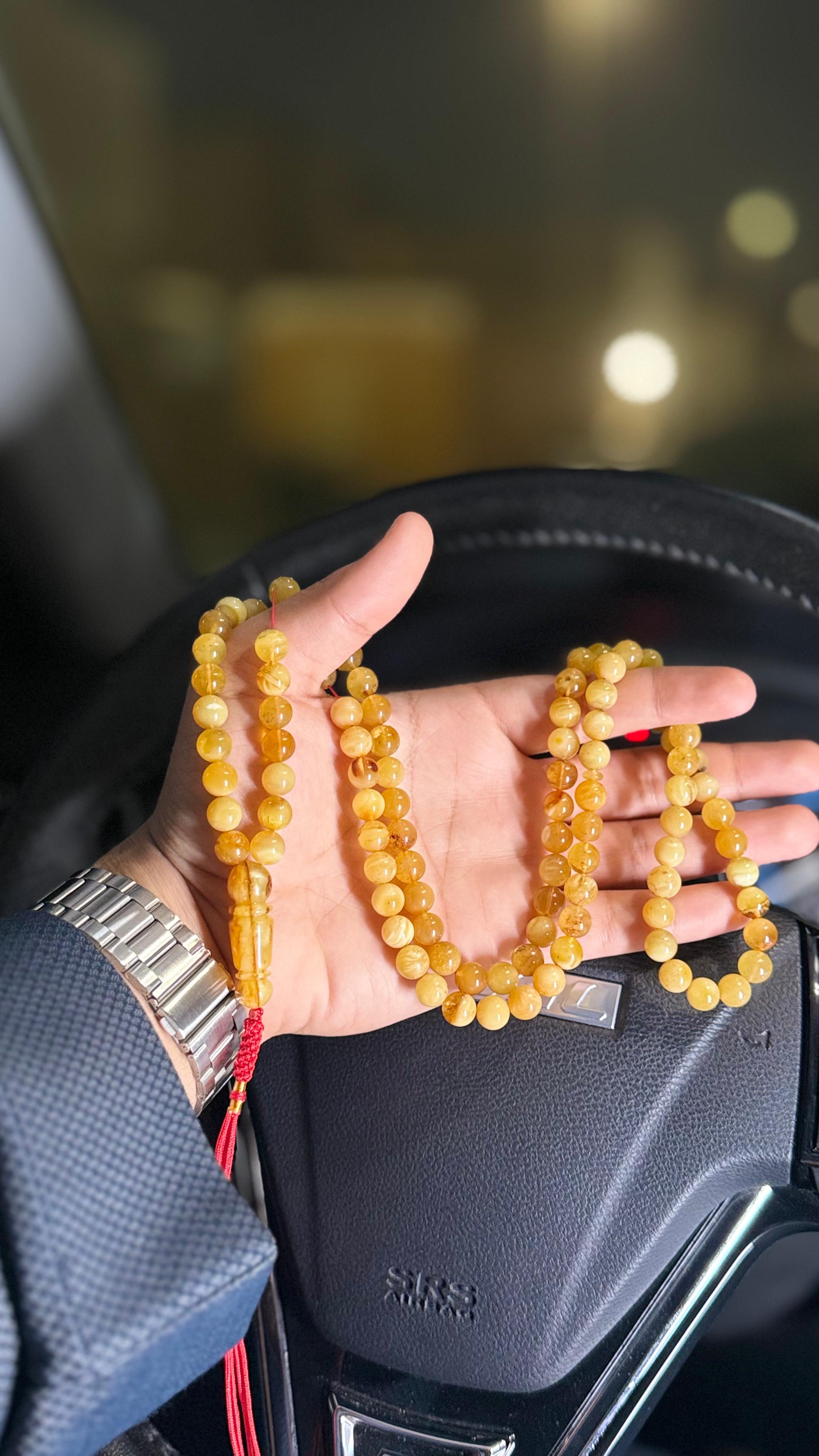 📿مسباح كهرمان بولندي طبيعي حر

99خرزة 48g مقاس الخرز 9/9.5 
سعر المسباح 📿
