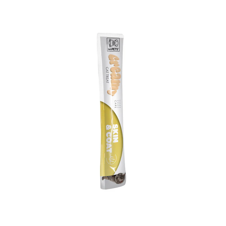 Creamy cat treat  CREAMY with FUNCTIONS - Cat treat Skin & Coat - Tuna & Salmon
