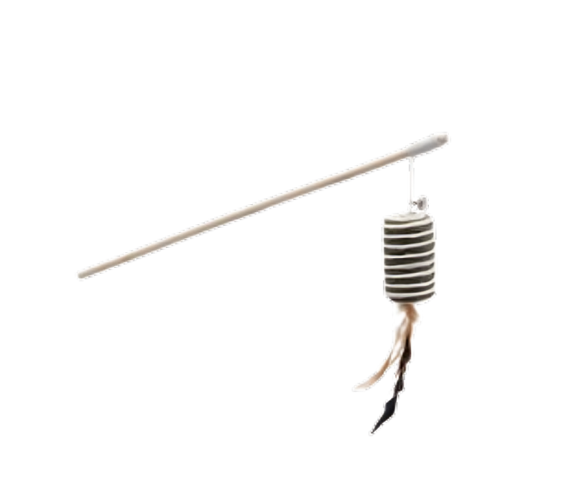 Cat Herb Feathered Catnip Fishing Rod - WY-D060