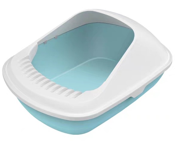 Portable Cat Litter Box, Cat Excrement Training Sand Litter Box with Scoop for Pets  - 50.5*38*23cm 