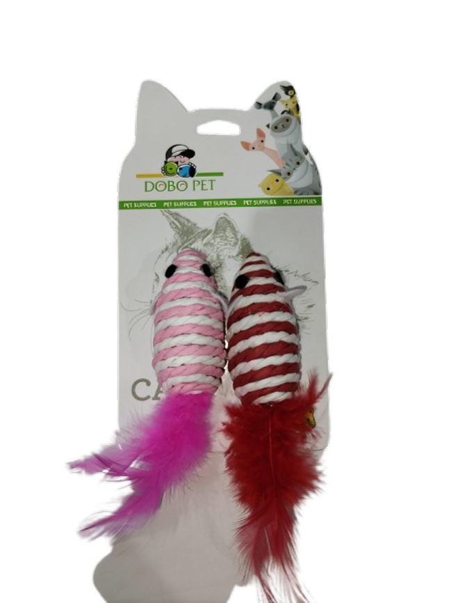 Cat Toy Mouse Pet 2Pcs