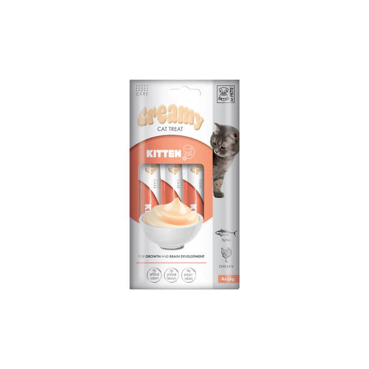 Creamy cat treat  CREAMY with FUNCTIONS - Creamy Cat treat Kitten - Tuna & Chicken
