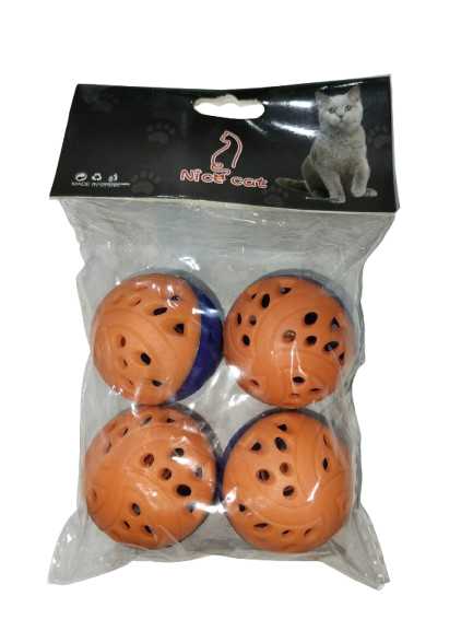 Cat toy 4 Plastic Balls Game