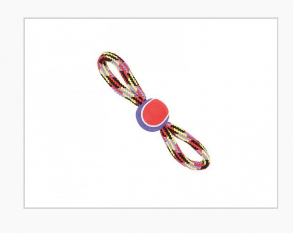 Interactive Tennis Ball and Rope Toy for Dogs