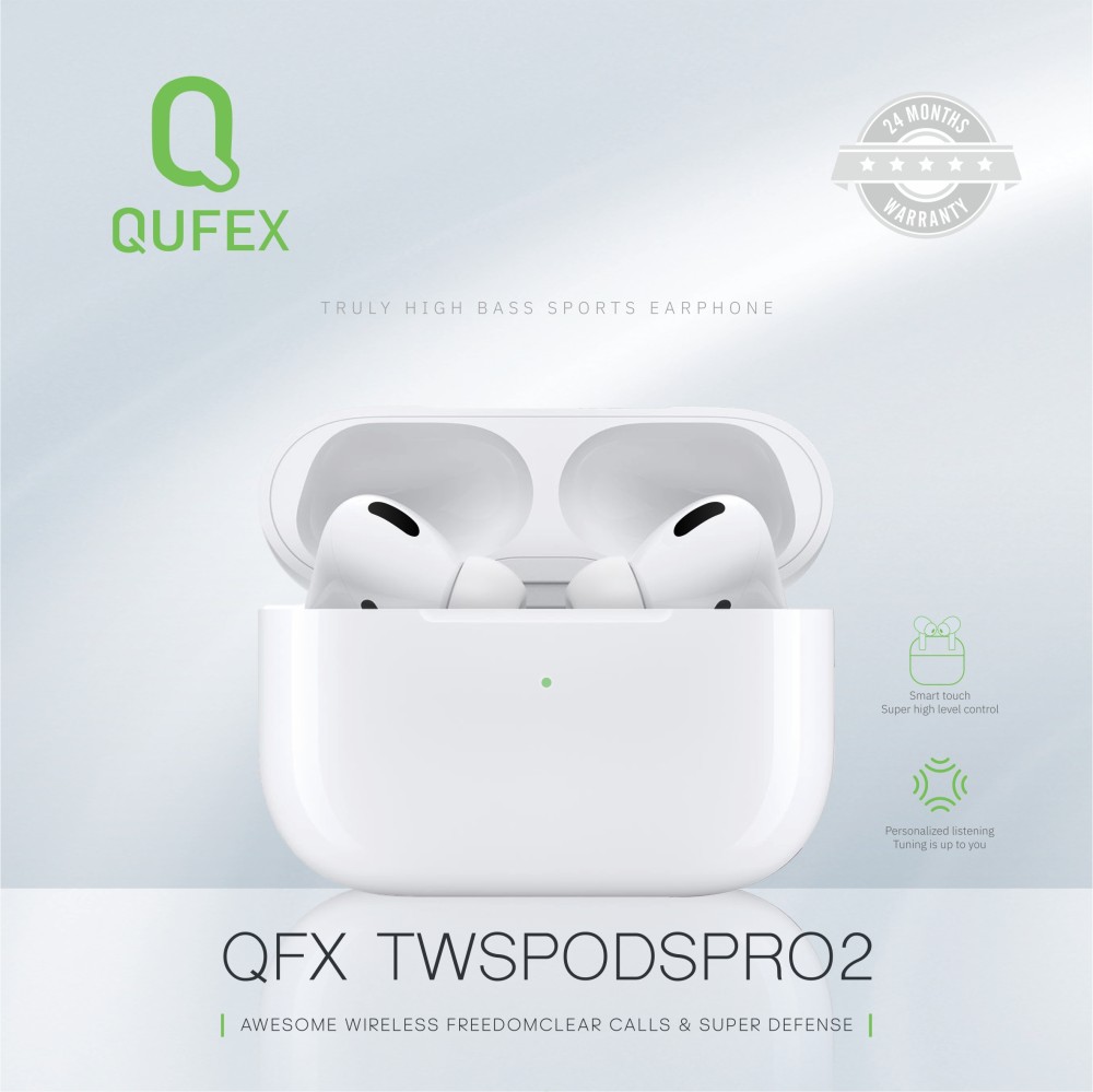 سماعة ايربودز لاسلكية برو 2 من QUFEX - صورة 6