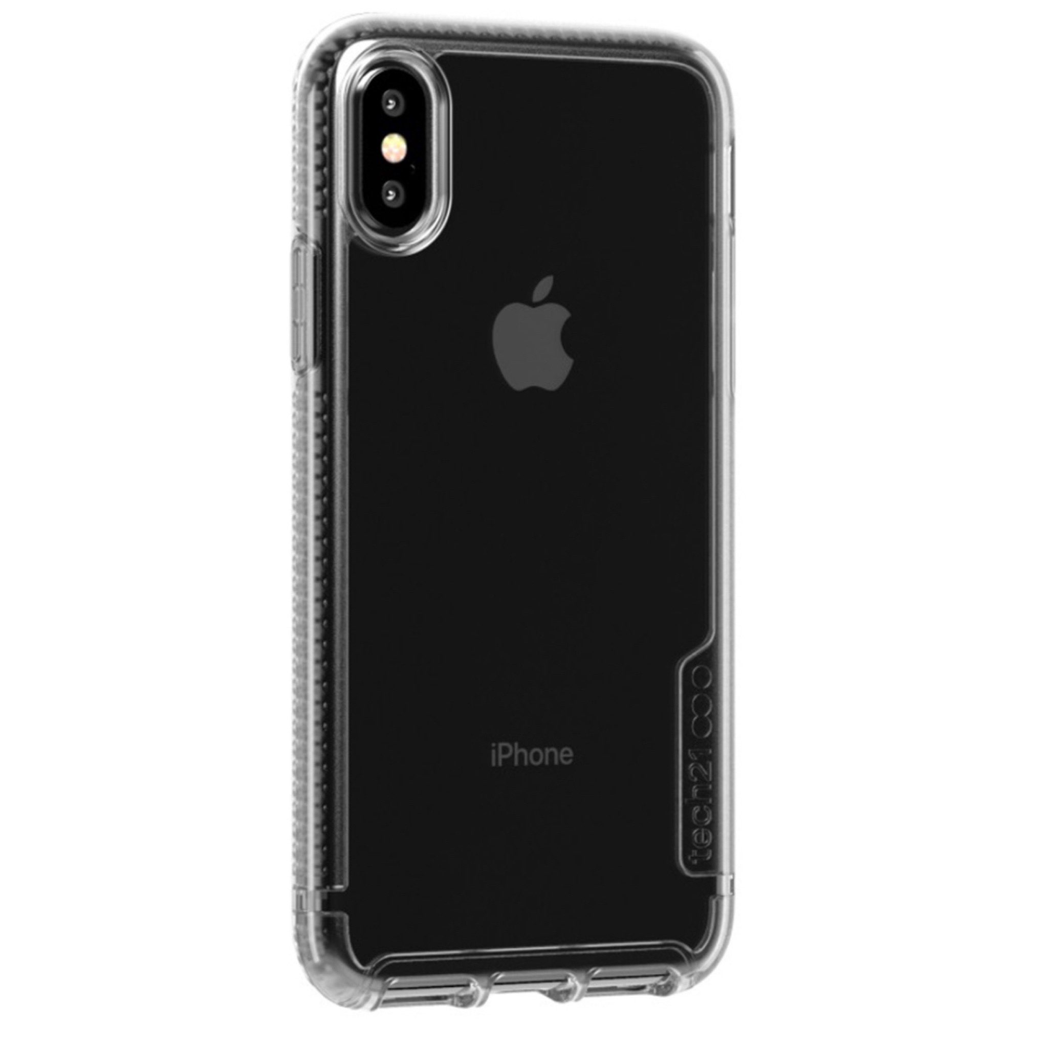 تك 21 بيور تينت كفر لأيفون XS MAX - أسود شفاف