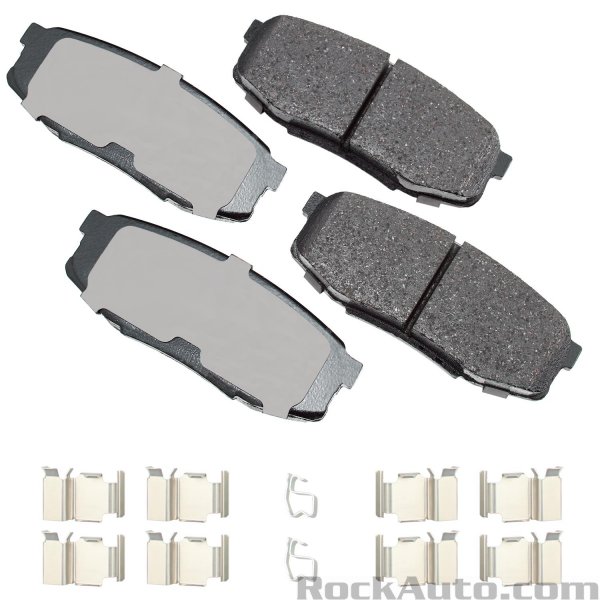  Rear Ceramic Brake Pads for Lexus LX570 from Akebono 