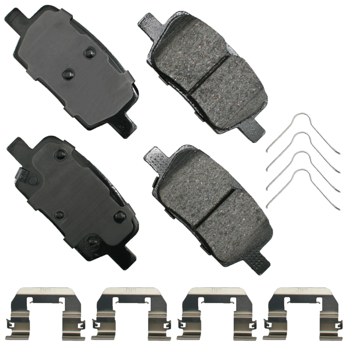  Rear Ceramic Brake Pads for Acadia 2017 to 2020 by Akebono 
