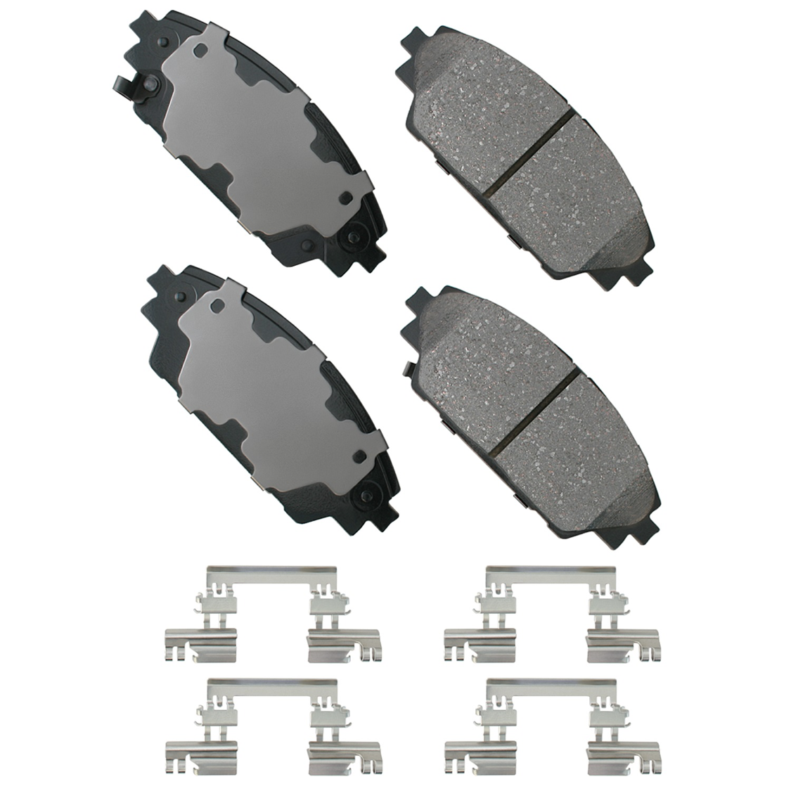  Front Ceramic Brake Pads for Mazda 3 from 2014 to 2018 by Akebono 