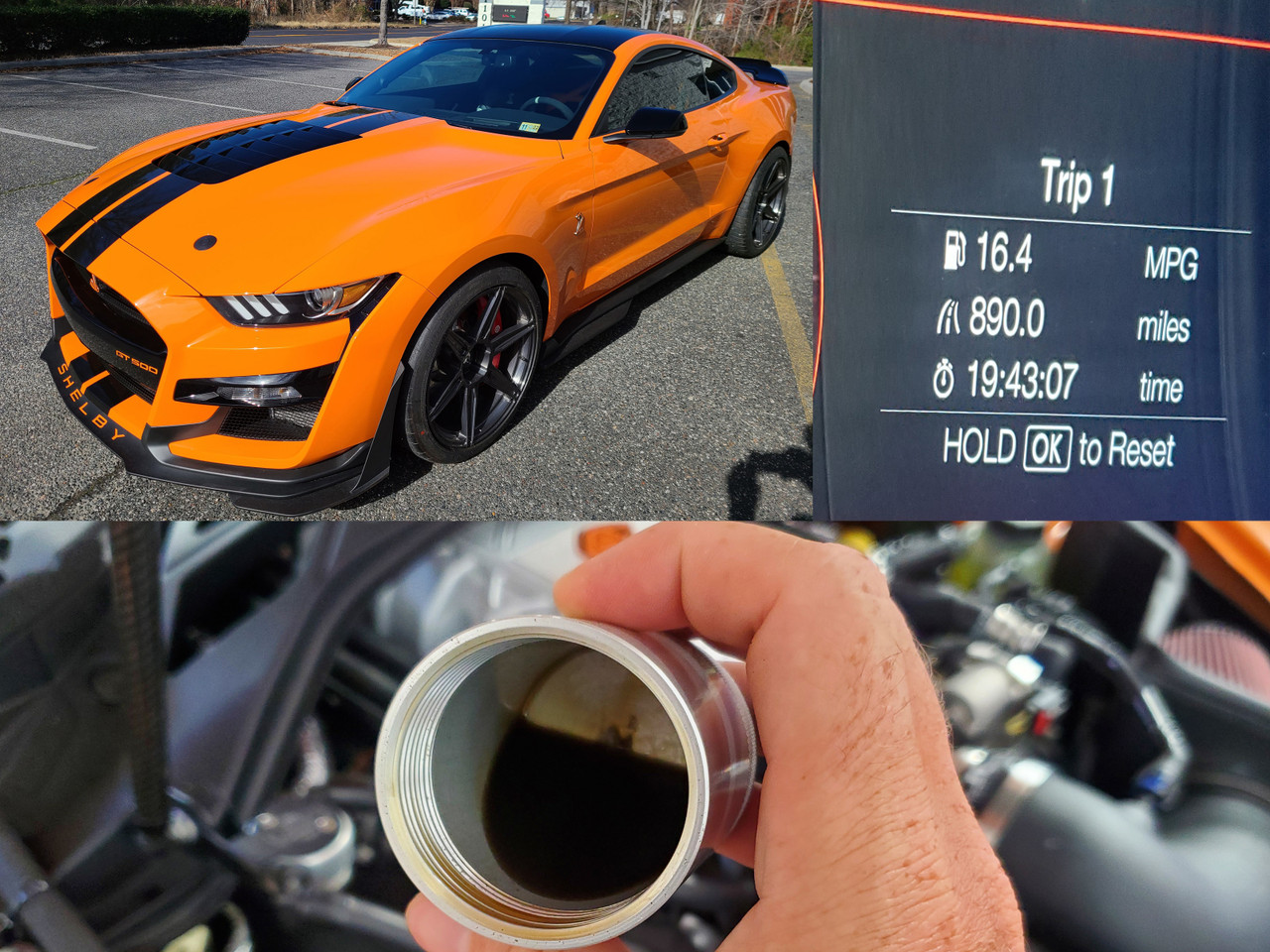  كاتش كان جهة الراكب موستنج GT500 من 2020 الى 2022 من JLT 