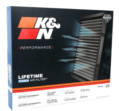  فلتر مكيف قابل للغسيل لينكون MKZ من 2013 الى 2020 من K&N 