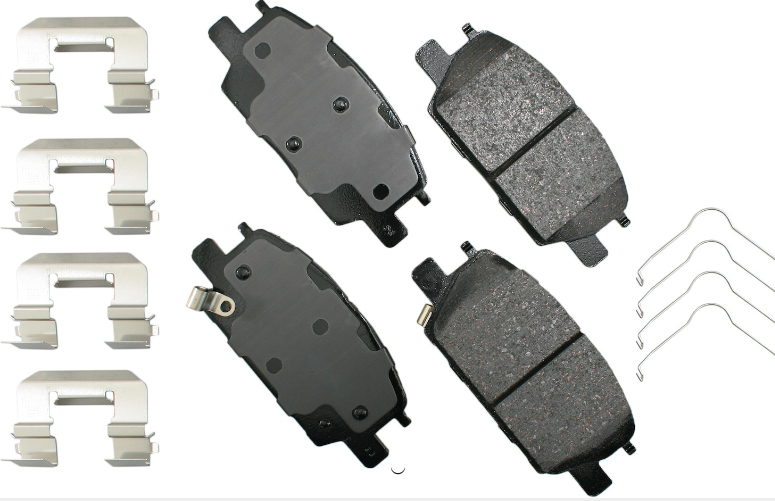  Front Ceramic Brake Pads for gmc Terrain 2018 to 2021 from Akebono  