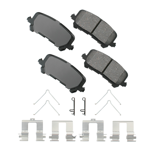  Rear Ceramic Brake Pads for Honda Odyssey 2011 to 2017 from Akebono 