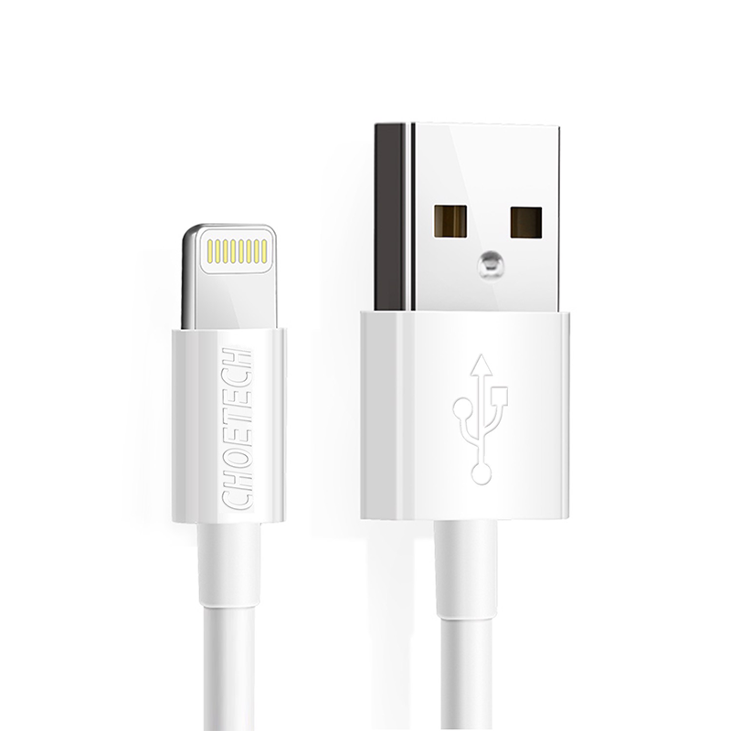 سلك شاحن تشويتيك USB الى آيفون Mfi وبطول 1.2م - ابيض