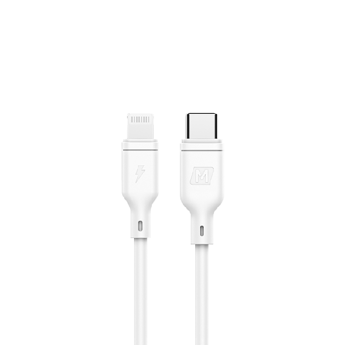 سلك شاحن موماكس زيرو Type-C الى ايفون بطول 1.2 م - ابيض