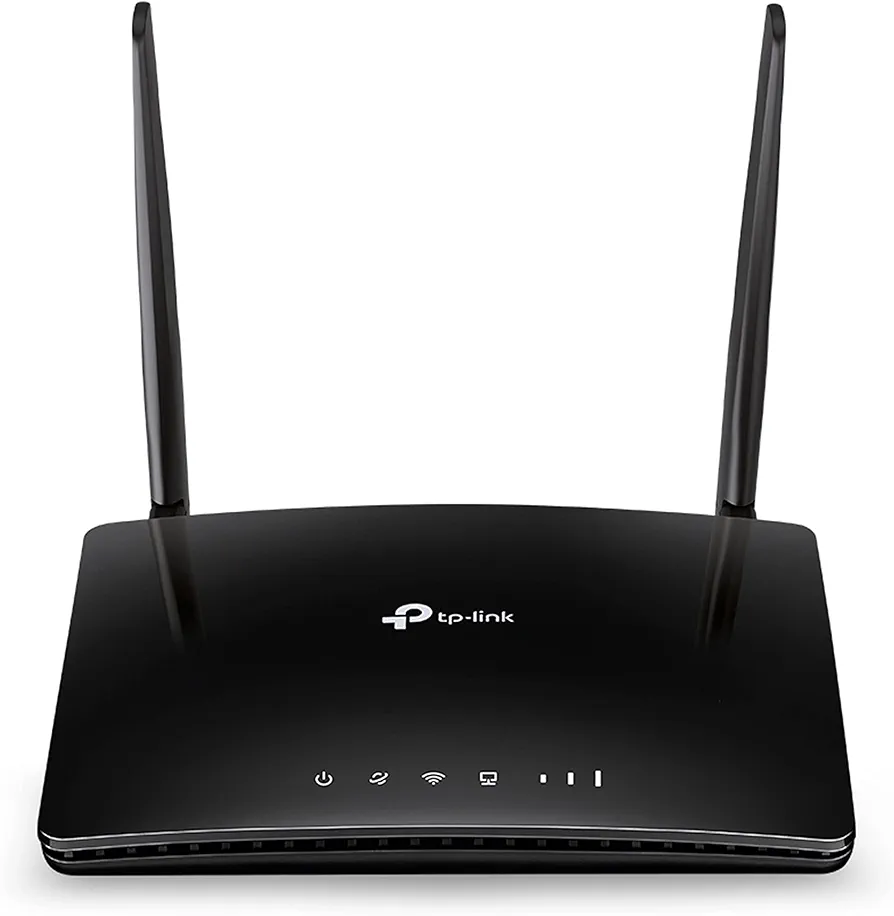 تي بي لينك راوتر AC750 اللاسلكي ثنائي النطاق 4G LTE المتقدم - Archer MR200 - أسود 