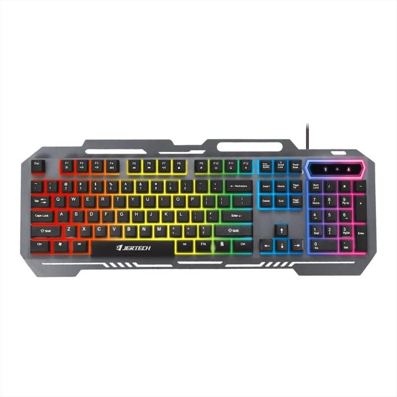 مجموعة لوحة مفاتيح الألعاب Jertech Cheetah KM960 مع ماوس ألعاب متعدد الخفة