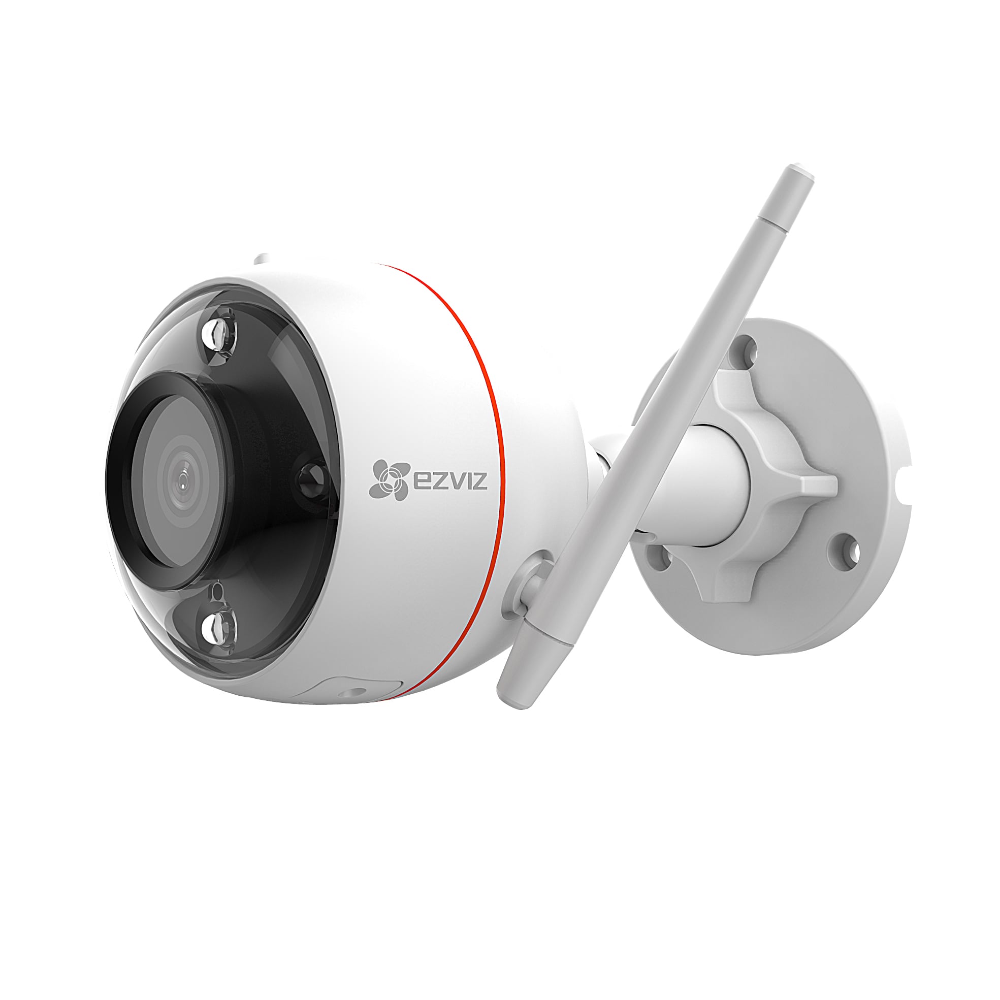 كاميرا EZVIZ C3W-PRO اللاسلكية الذكية بدقة 4 ميجابكسل مع رؤية ليلية ملونة وصفارات الإنذار وستروب