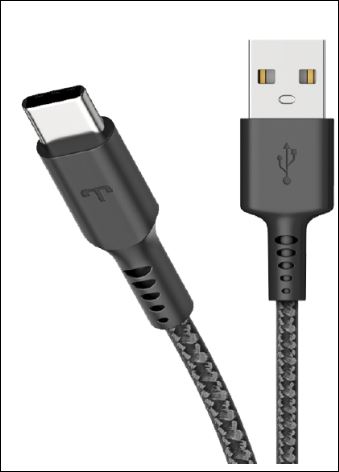 كيبل شاحن قماش من Tphone USB-C 1