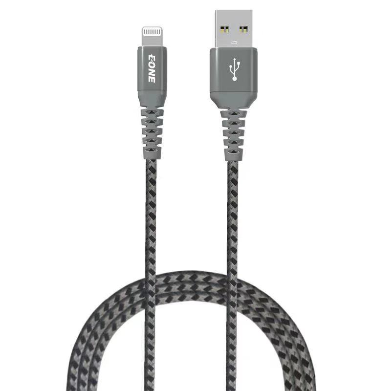 كيبل شاحن EONE USB-A للايفون نايلون مضفر