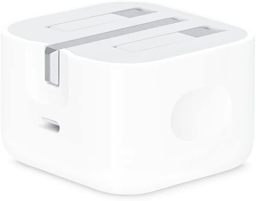 ابل شاحن جداري USB-C بقوة 20 واط - أبيض