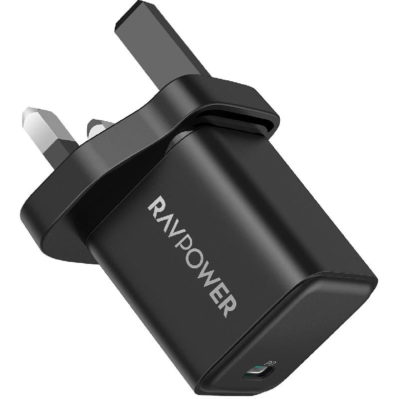 راف باور شاحن جداري RP-PC169 بايونير منفذ بي دى 30 واط اسود