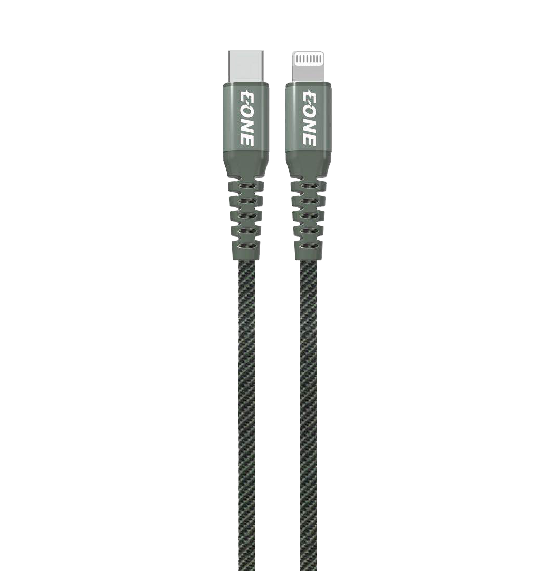 كيبل شاحن EONE ايفون  USB-C PD نايلون مضفر بطول 1.2M