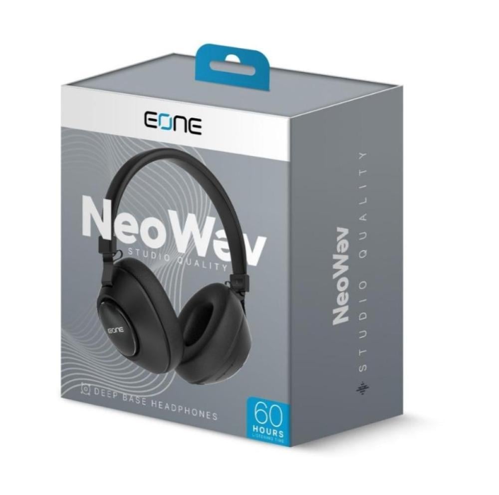 Eone سماعة راس لاسلكية بلوتوث NeoWav - أسود 