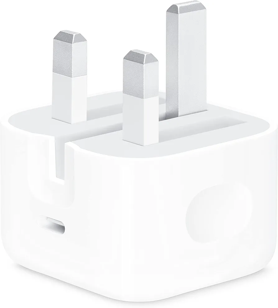 ابل شاحن جداري USB-C بقوة 20 واط - أبيض