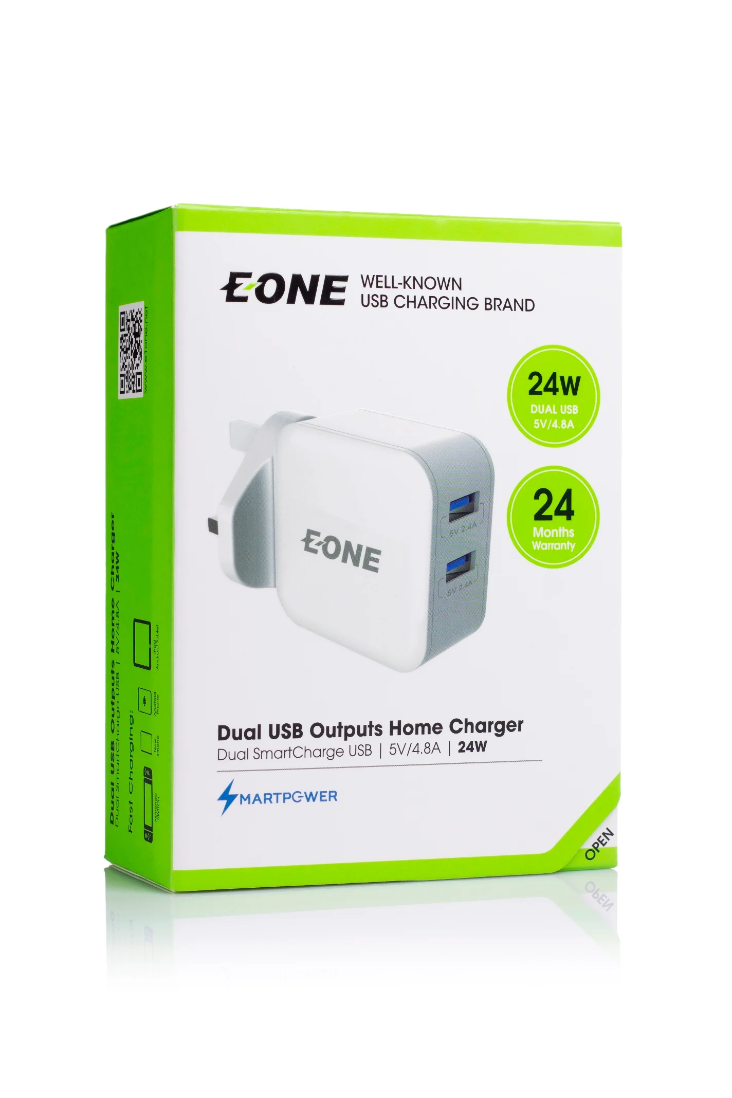 شاحن جداري ذكي EONE 24W