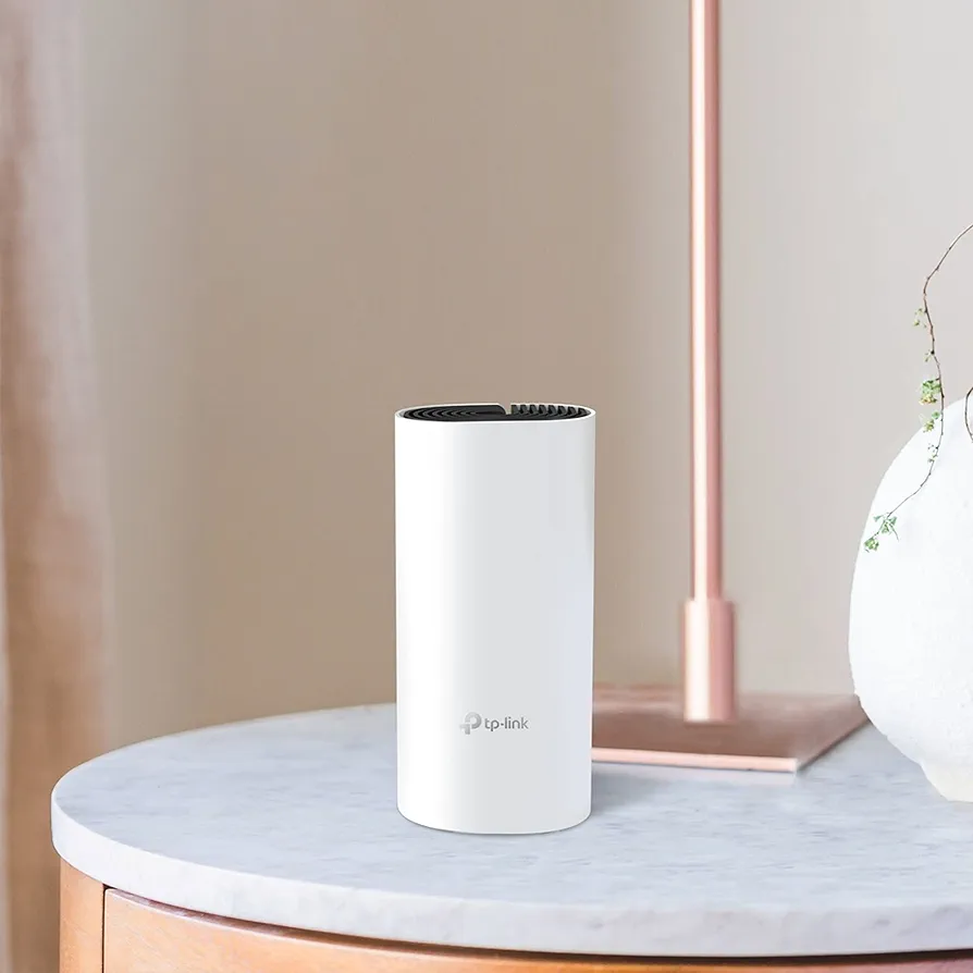 تي بي لينك راوتر  نظام Wi-Fi شبكي للمنزل بالكامل Deco M4 AC1200 عبوة من 3 قطع - أبيض 