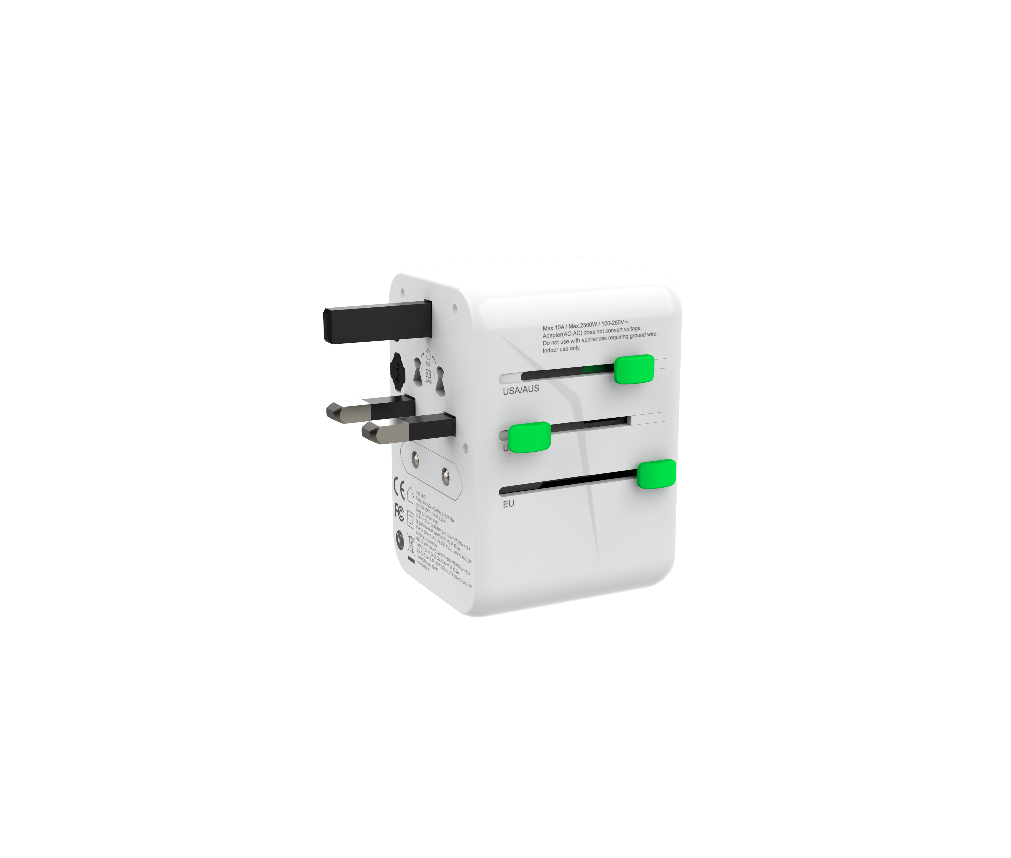 الشاحن الجداري العالمي  Travel من EONE بقوة PD 45W